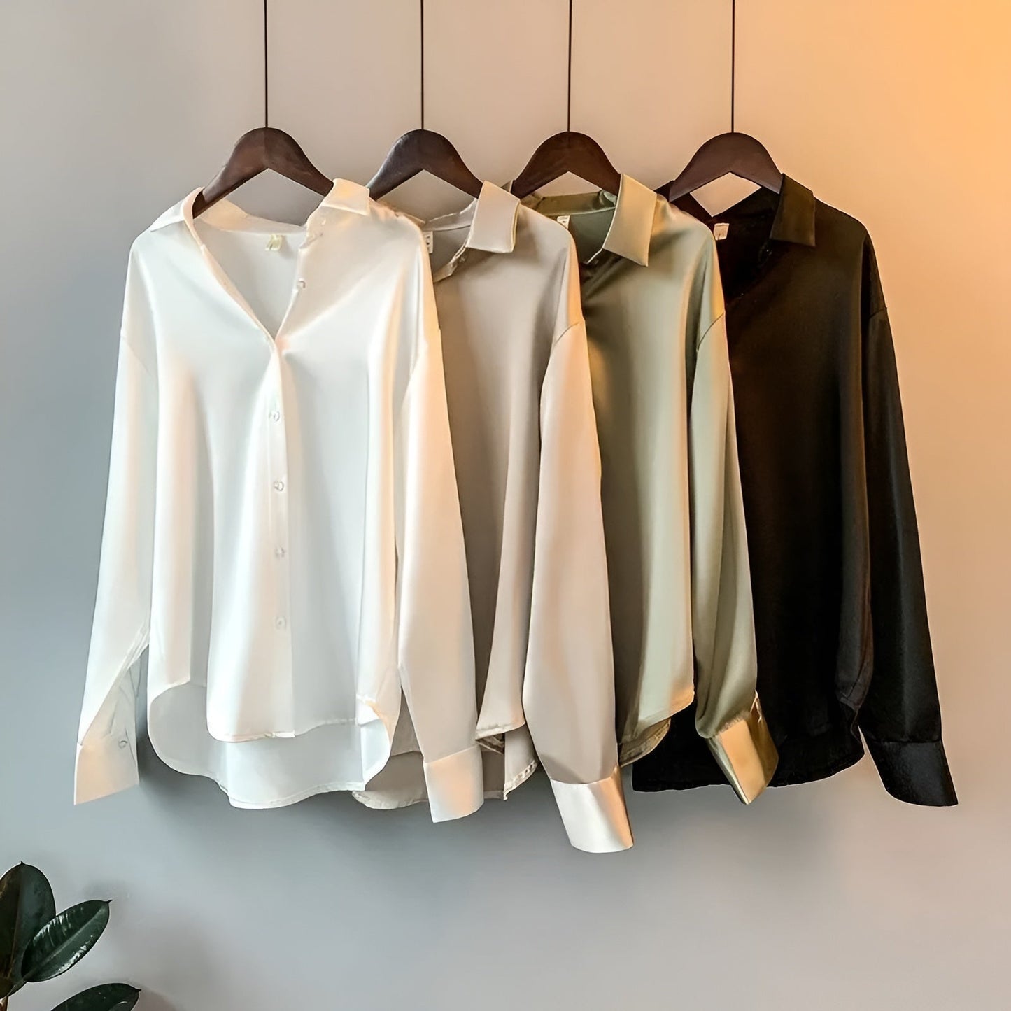 Tracey | Elegant Satin Blouse