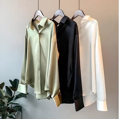 Tracey | Elegant Satin Blouse
