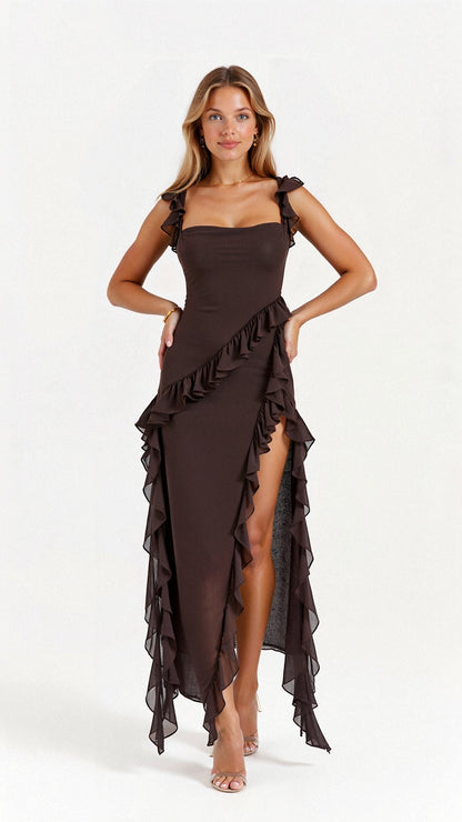 Thea | Dress Maxi Dress With Ruffles