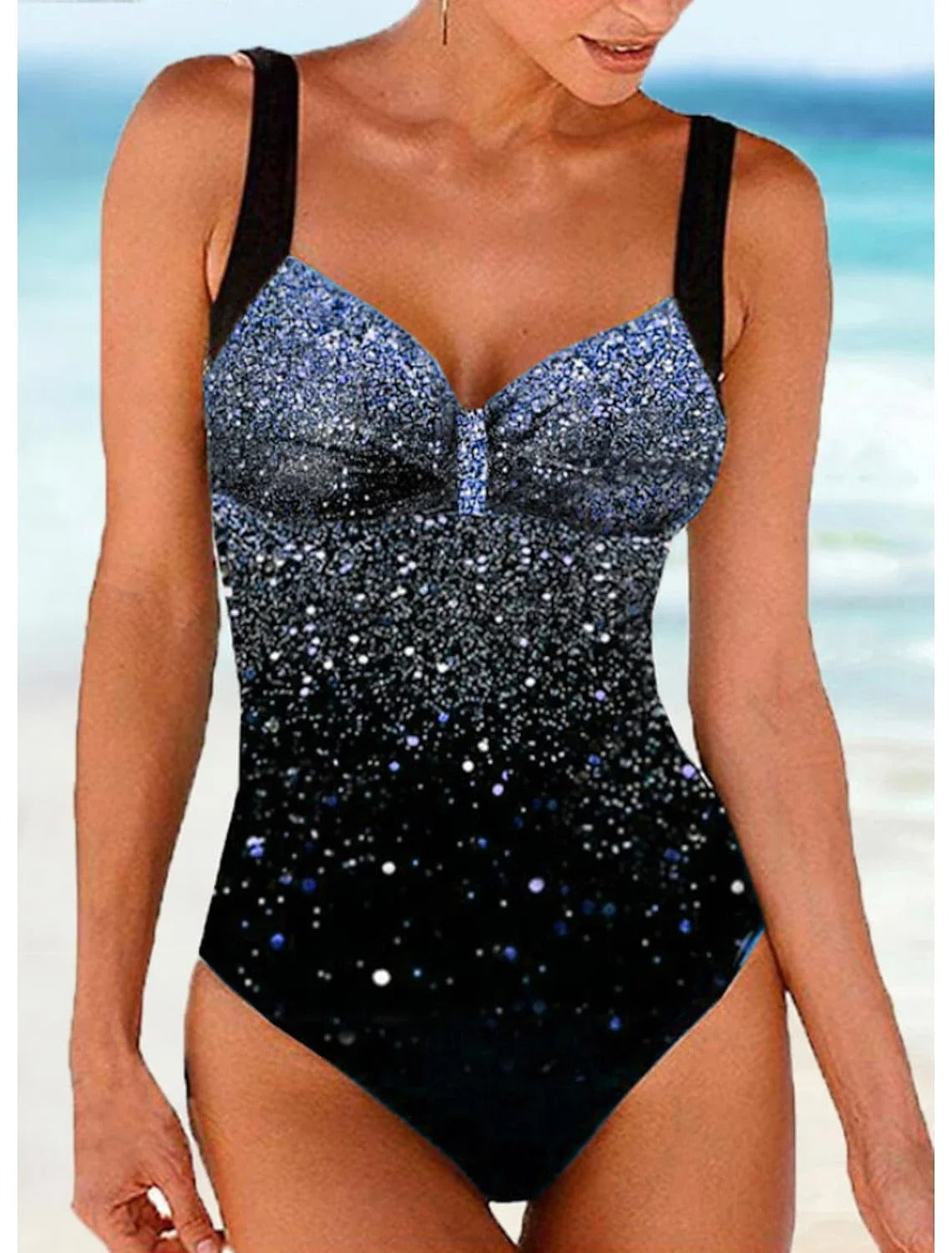 Willow | Sequin Print Swimsuit
