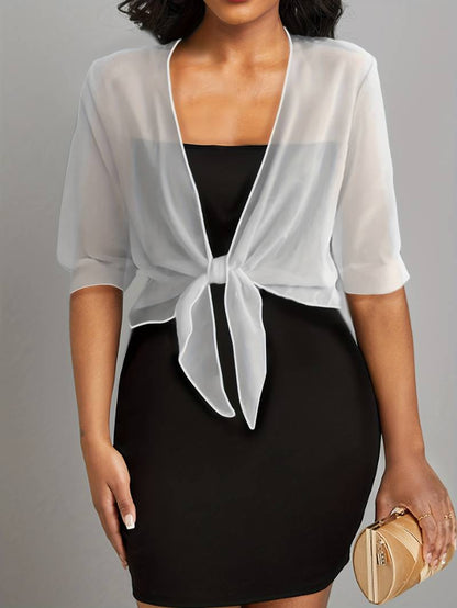 Tracey | Elegant Open Front Blouse For Women