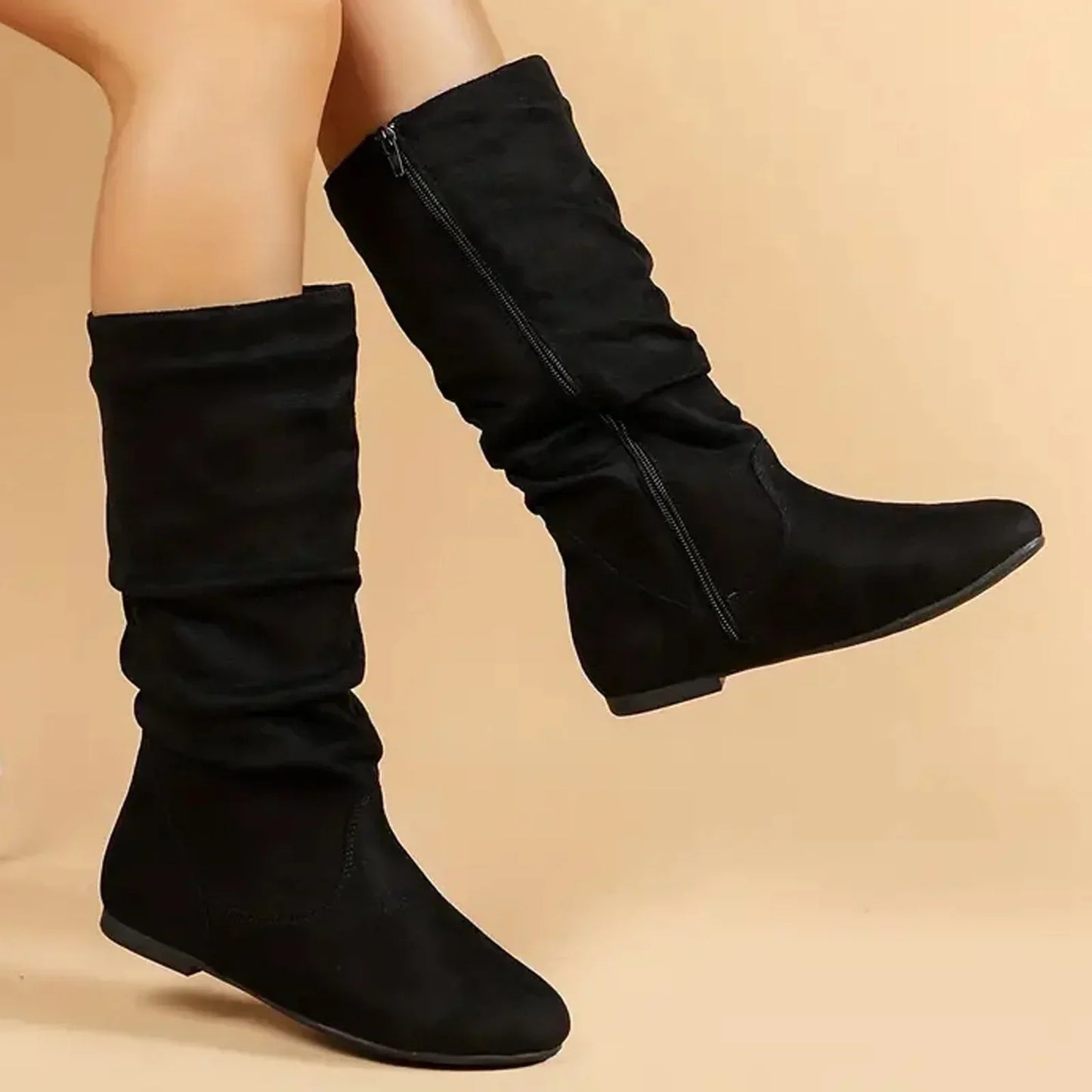 Vera | Claudia ��� High Boots with Flat Sole
