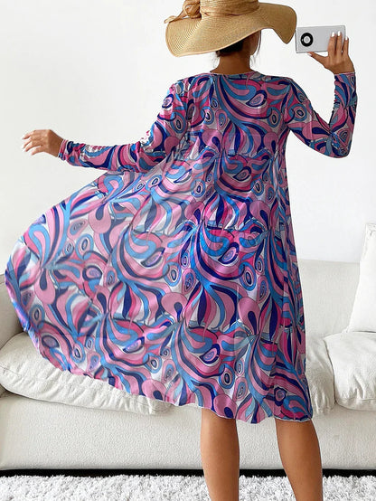 Thalia | High-Waisted Bikini Set With Cover-Up