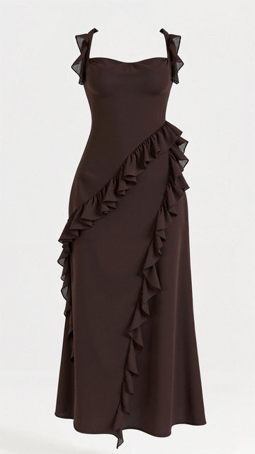 Thea | Dress Maxi Dress With Ruffles