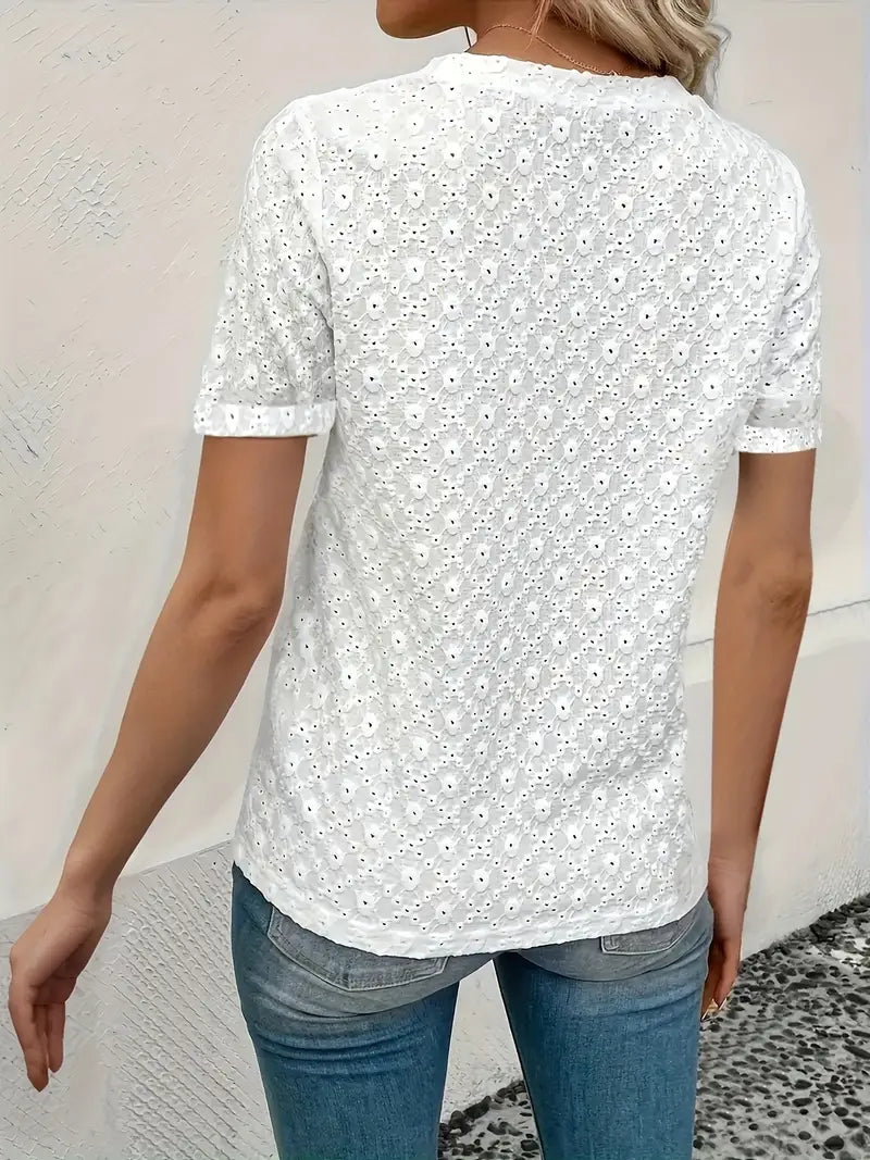 Vilma | Casual T-Shirt With Short Sleeves For Spring And Summer For Women