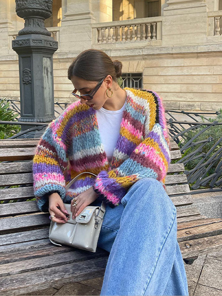 Verónica| Cardigan Colorful & Cheerful