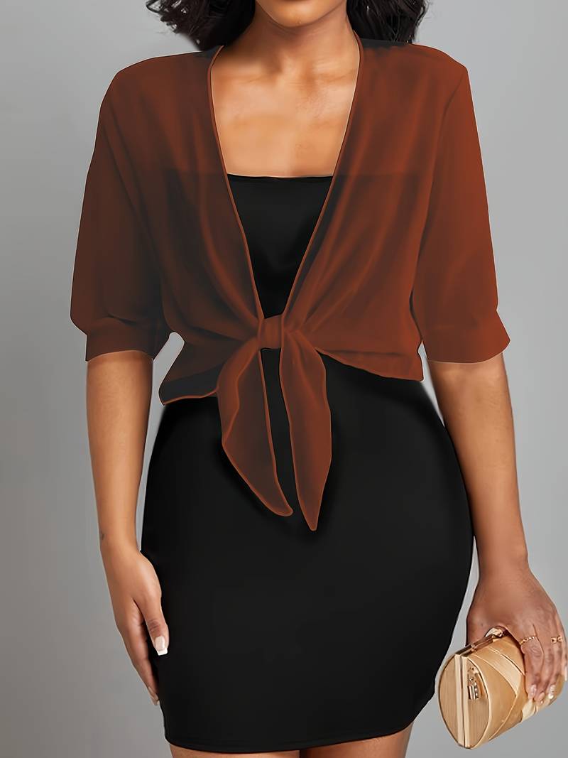 Tracey | Elegant Open Front Blouse For Women