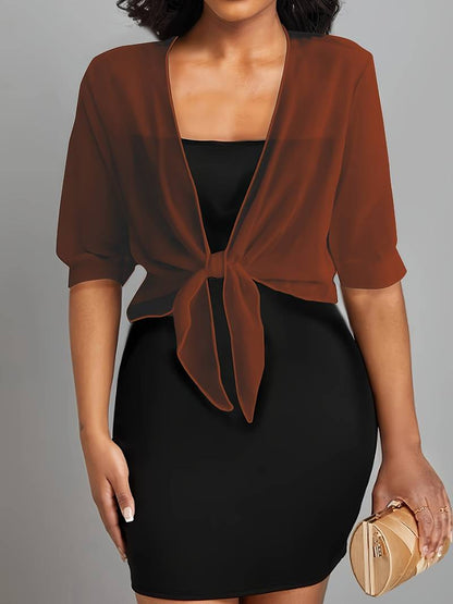 Tracey | Elegant Open Front Blouse For Women