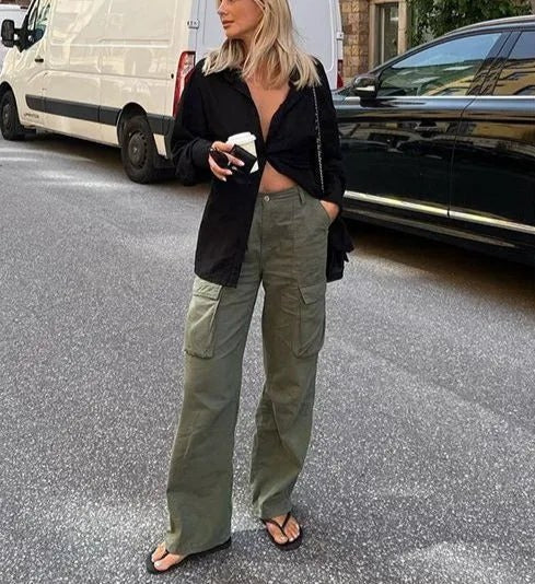 Tina | Straight Leg Cargo Pants