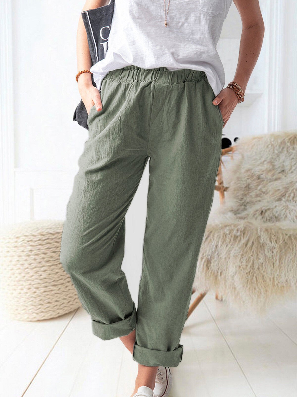 Venus | Linen Trousers For Women In A Relaxed Fit