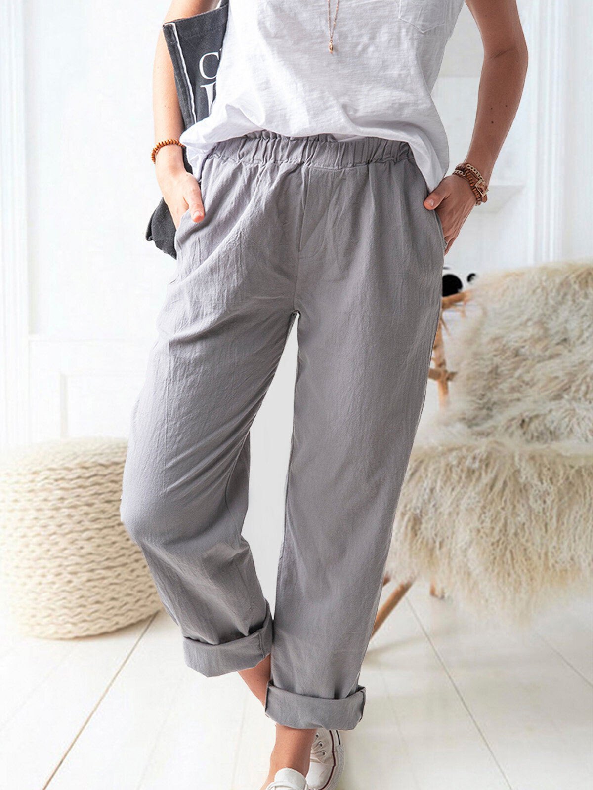 Venus | Linen Trousers For Women In A Relaxed Fit