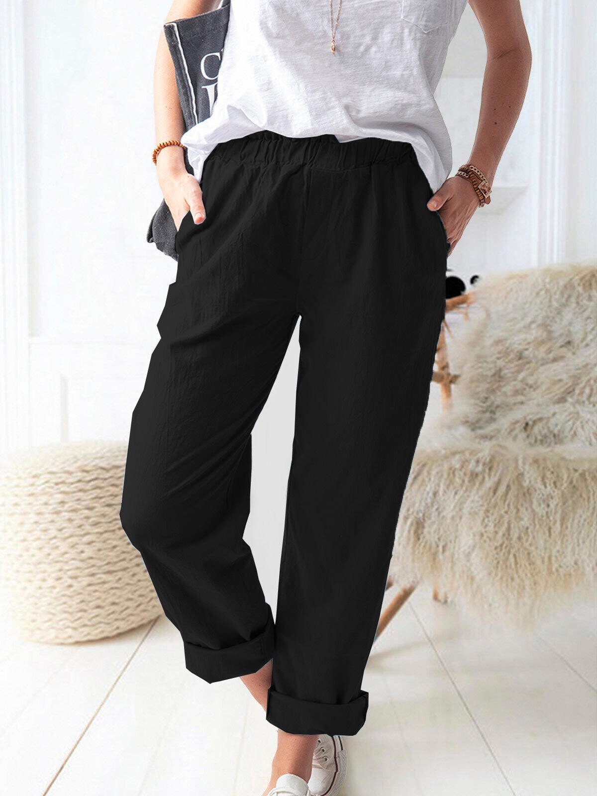 Venus | Linen Trousers For Women In A Relaxed Fit