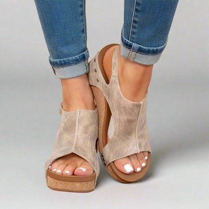 Tiana | Orthopedic Leather Sandals