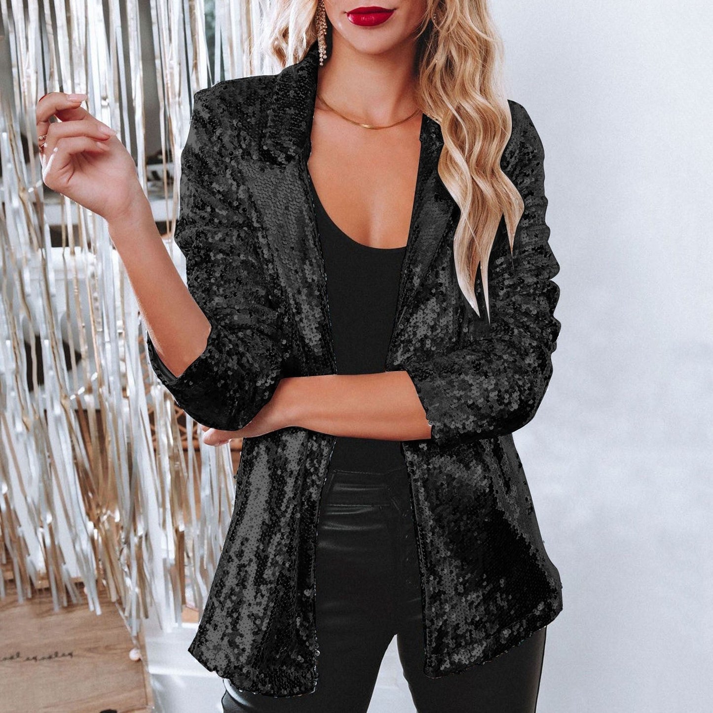 Verónica | Elegant Sequin Blazer