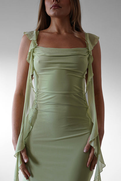 Undina | Sutton Ruffle Midaxi Dress