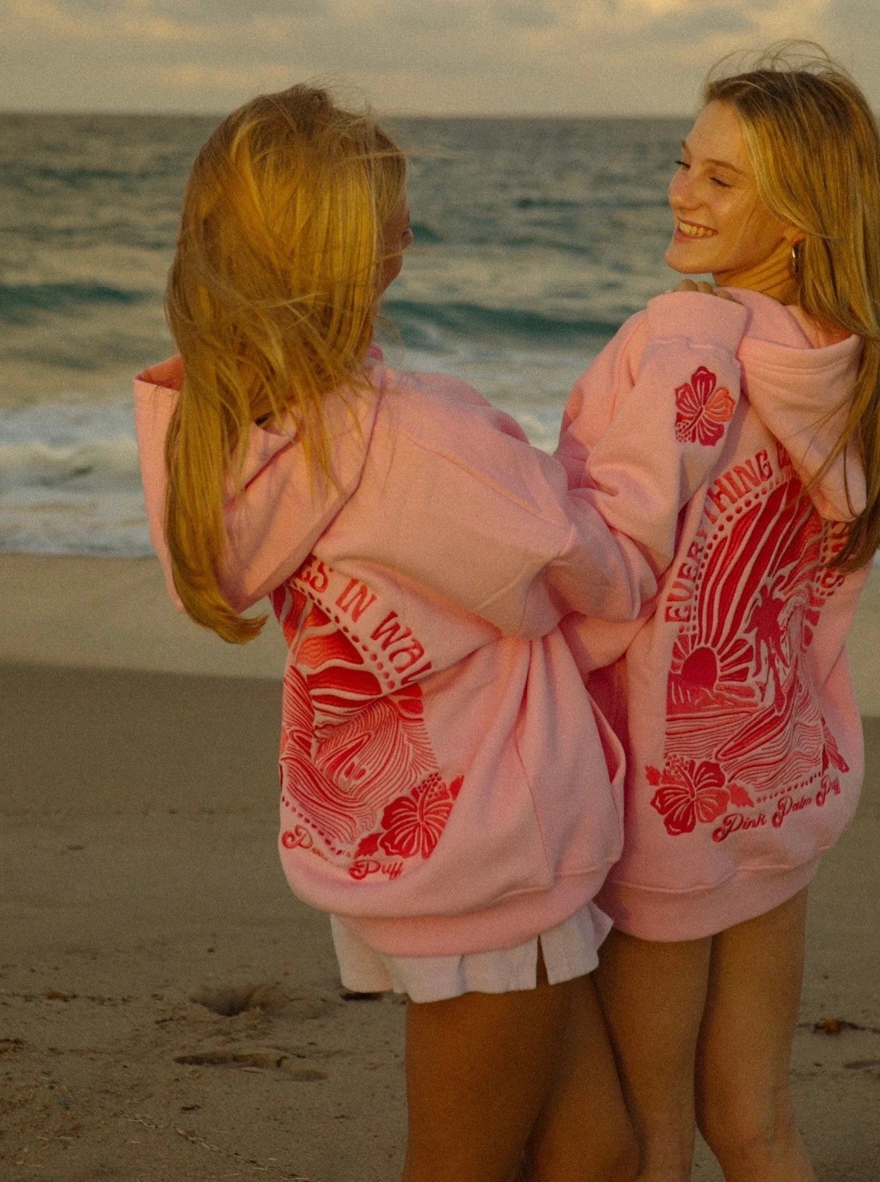 Tilly | Embroidered hoodie with tropical flair