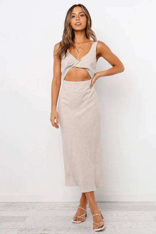 Victoria | Midi Dress In A Wrap Style