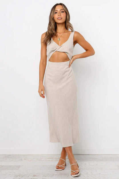 Victoria | Midi Dress In A Wrap Style