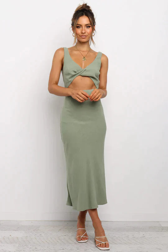 Victoria | Midi Dress In A Wrap Style