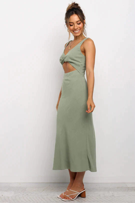 Victoria | Midi Dress In A Wrap Style