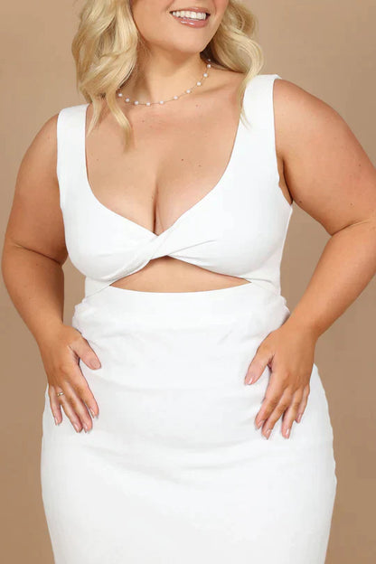 Victoria | Midi Dress In A Wrap Style