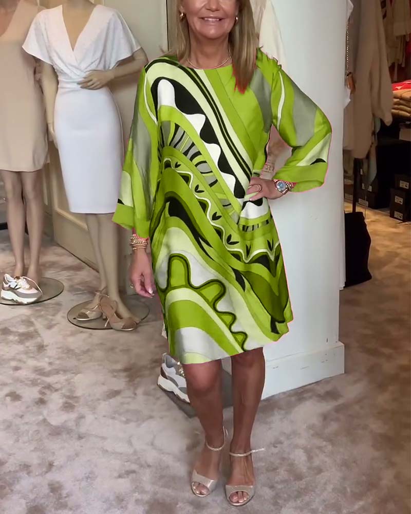 Willow | Stylish Midi Skirt With An Elegant Print