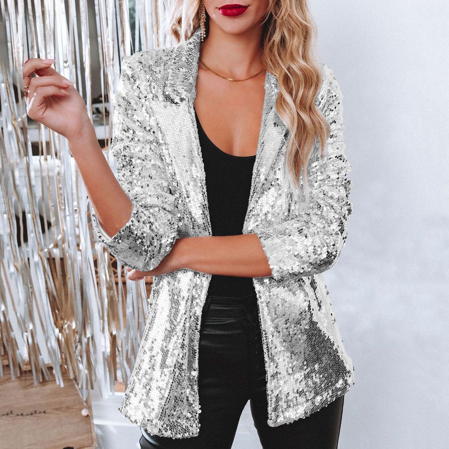 Verónica | Elegant Sequin Blazer