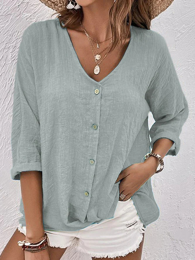 Vanessa | Timeless Summer Shirt Made Of Linen For Women
